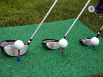 Sanha Tee, durable adjustable golf tee for golf driving ranges